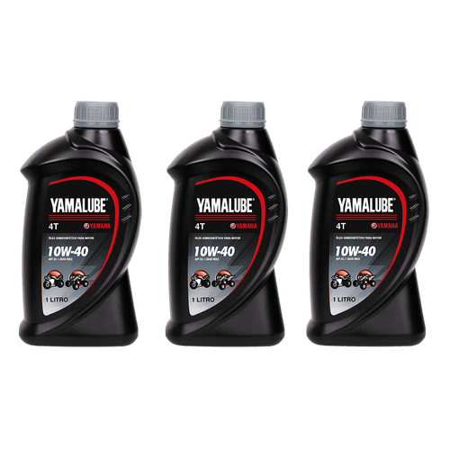 3 Litros Óleo Yamalube 10W40 Semi Sintético Original Yamaha