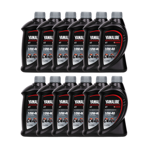 12 Litros Óleo Yamalube 10W40 Semi Sintético Original Yamaha