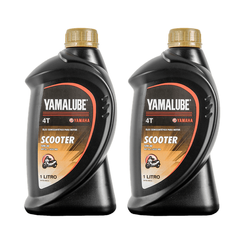 2 Litros Óleo Yamalube Scooter 4T 10W-40 Semissintético Original Yamaha