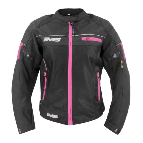 JAQUETA IMS STREET ROAD FEMININA PRETO/ROSA