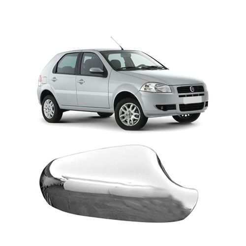 Capa Espelho Retrovisor Direito Fiat Palio 2011 em Diante Cromada